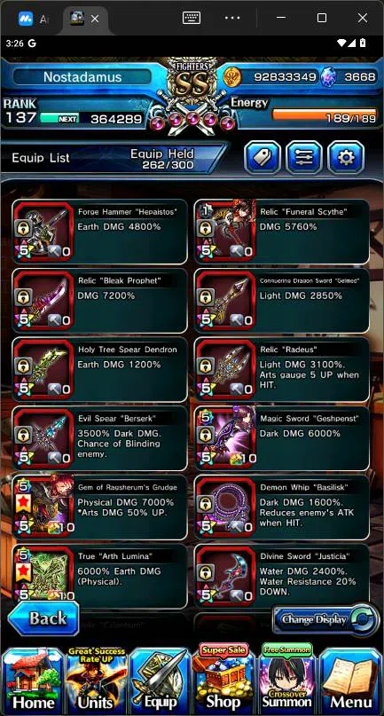 Grand Summoners Accounts GLOBAL|19 Ascend|Paladin Roy TW,SummerMIyu TW,Chlo image 4
