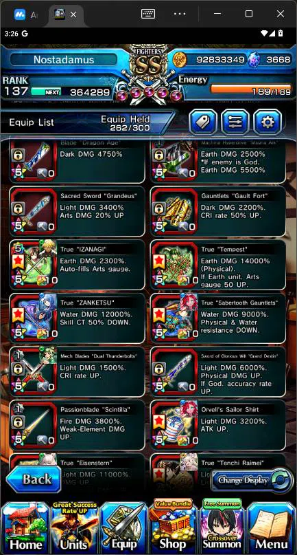 Grand Summoners Accounts GLOBAL|19 Ascend|Paladin Roy TW,SummerMIyu TW,Chlo image 5