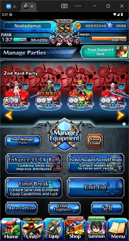 Grand Summoners Accounts GLOBAL|19 Ascend|Paladin Roy TW,SummerMIyu TW,Chlo image 8