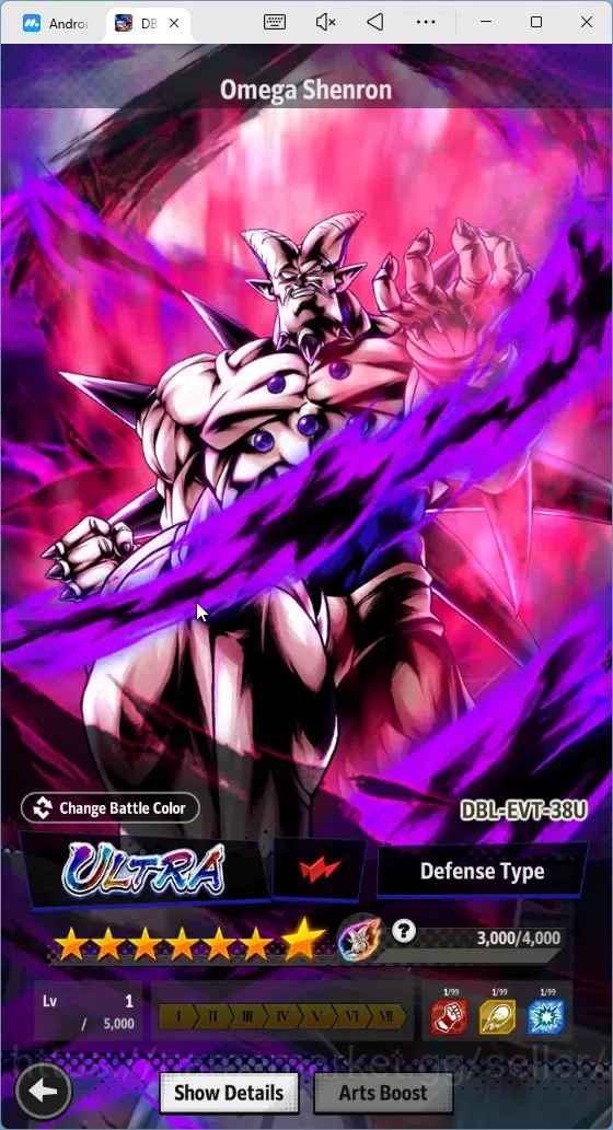 Dragon Ball Legends Accounts High-End Android |Lvl 157|18M Total Power|3K CC|3 LR|5 UL|LR Trunks&Gohan,SSG Shallet,Broly 10