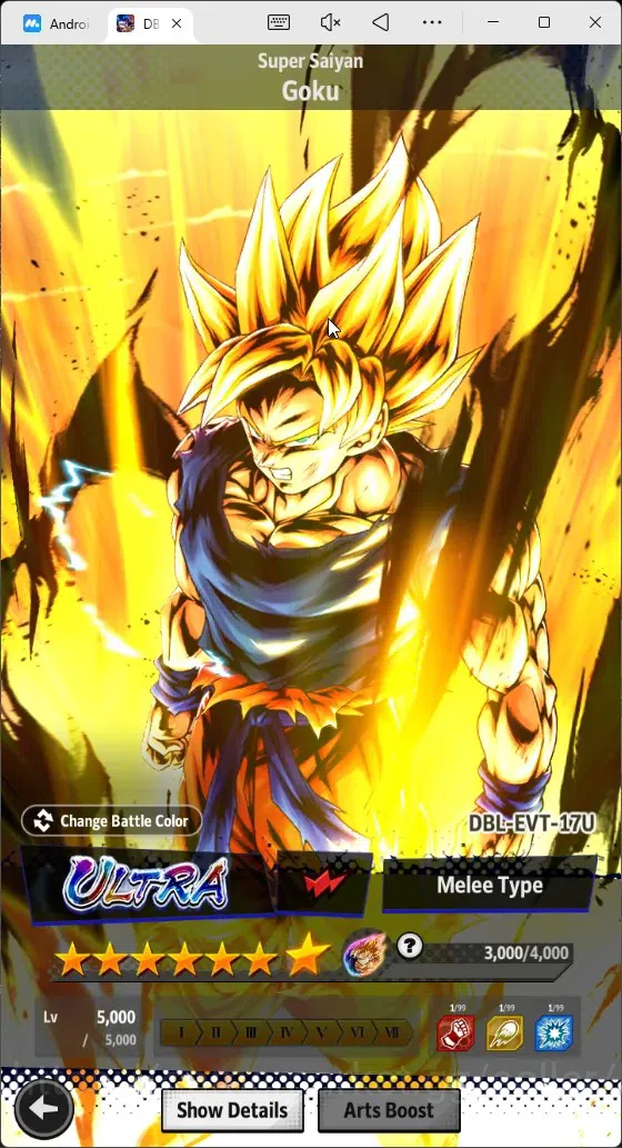 Dragon Ball Legends Accounts High-End Android |Lvl 157|18M Total Power|3K CC|3 LR|5 UL|LR Trunks&Gohan,SSG Shallet,Broly 12