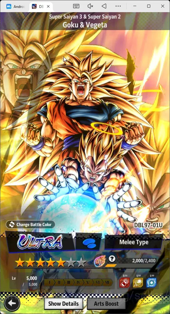 Dragon Ball Legends Accounts High-End Android |Lvl 157|18M Total Power|3K CC|3 LR|5 UL|LR Trunks&Gohan,SSG Shallet,Broly 13