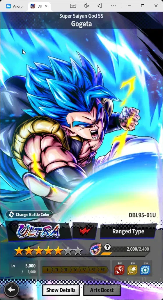 Dragon Ball Legends Accounts High-End Android |Lvl 157|18M Total Power|3K CC|3 LR|5 UL|LR Trunks&Gohan,SSG Shallet,Broly 14