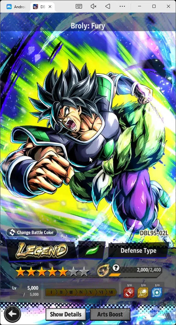 Dragon Ball Legends Accounts High-End Android |Lvl 157|18M Total Power|3K CC|3 LR|5 UL|LR Trunks&Gohan,SSG Shallet,Broly 9