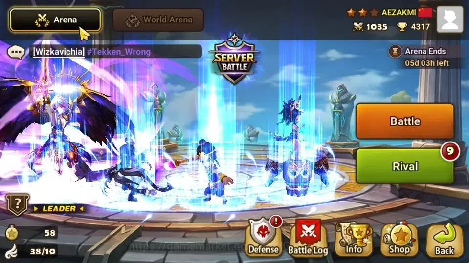 Summoners War: Sky Arena Accounts GLOBAL Lv 90|3 LD[Son Zhang Lao,Fermion,Liliana]|1 image 9