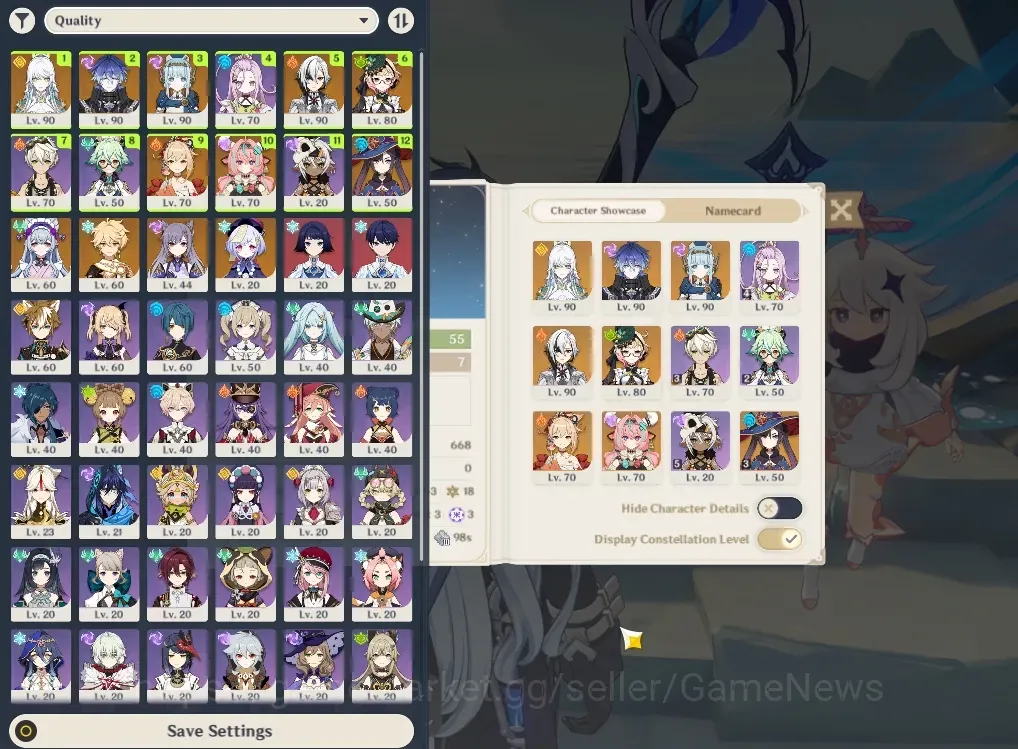 Genshin Impact Accounts Others Asia|AR 55|7 Limited 1
