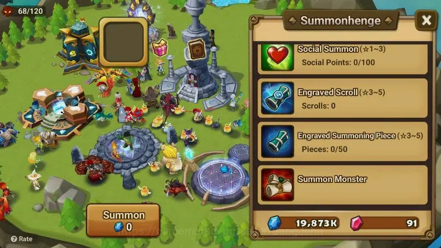 Summoners War: Sky Arena Accounts Starter GLOBAL | NB 5 TESHAR,Starter Gacha 115 12Y+160 11Y Scrool, 3 Legendary All 6