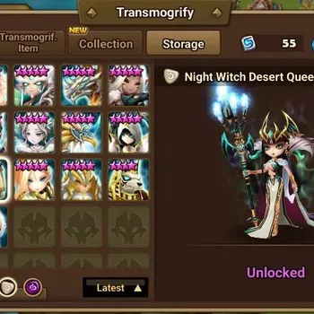Summoners War: Sky Arena Accounts Others GLOBAL Super Skin Pack|Non LD Mosnters + 50 NB5(Cheongpung,Tiana,Josephine,Etc
