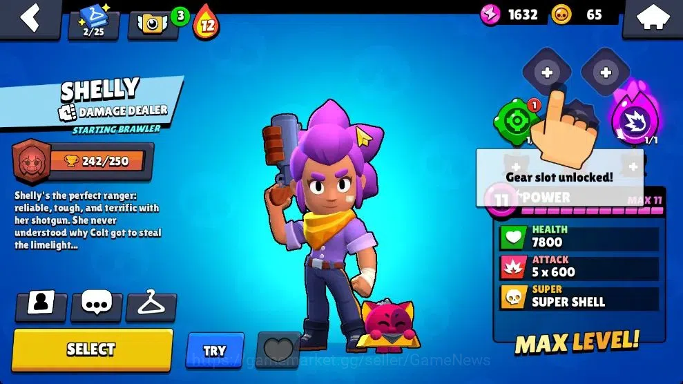 Brawl Stars Accounts 1021 Trophy|17 Brawlers 4 Max Lv [Byron,Edgar,Bo,S image 17