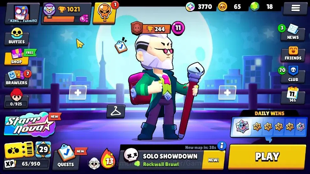Brawl Stars Accounts 1021 Trophy|17 Brawlers 4 Max Lv [Byron,Edgar,Bo,S image 2