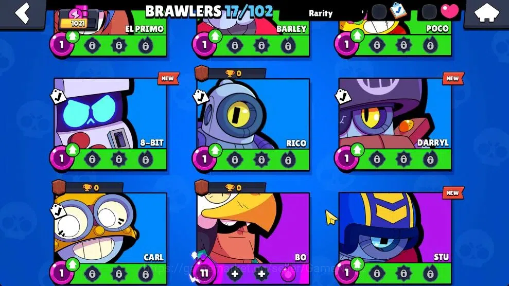 Brawl Stars Accounts 1021 Trophy|17 Brawlers 4 Max Lv [Byron,Edgar,Bo,S image 6