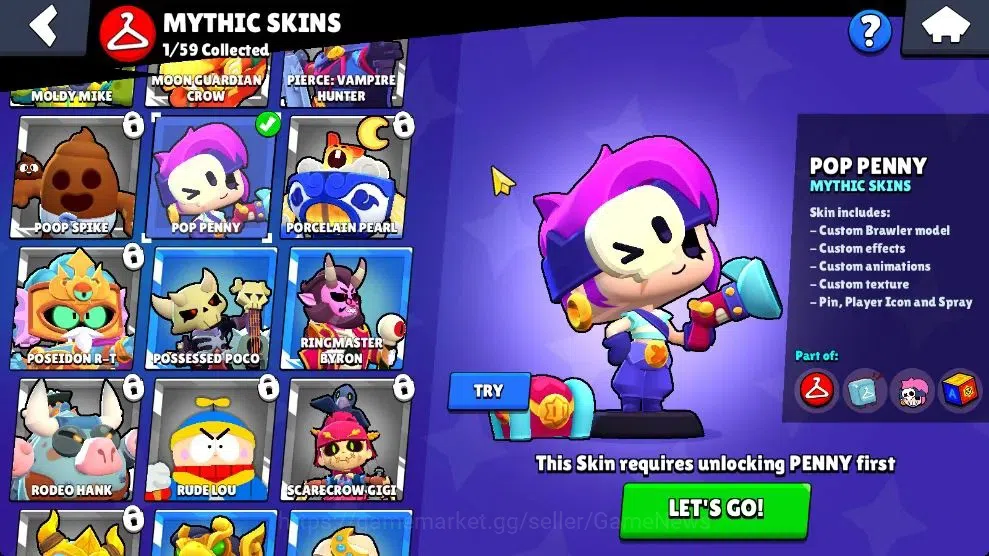 Brawl Stars Accounts 1021 Trophy|17 Brawlers 4 Max Lv [Byron,Edgar,Bo,S image 8