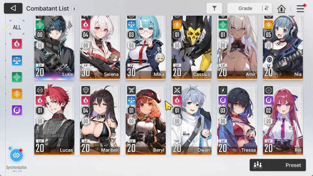 Chaos Zero Nightmare Accounts GLOBAL Lv 41|7 SSR[Heidemarie+Sign,Rita,Narja,Magn image 4