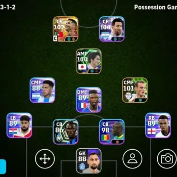 eFootball Accounts Legends & Iconic Players Mobile|PW 2802|New Cristiano Ronaldo BigT,Wesley Snelder Epic,Lionel Messi