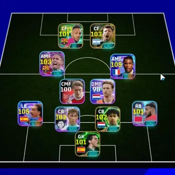 eFootball Accounts Meta Player Android|Power 3083|Show Time Michael Olise,Marc Cucurella,Rapinha,Dean Huijsen,Etc|Epic
