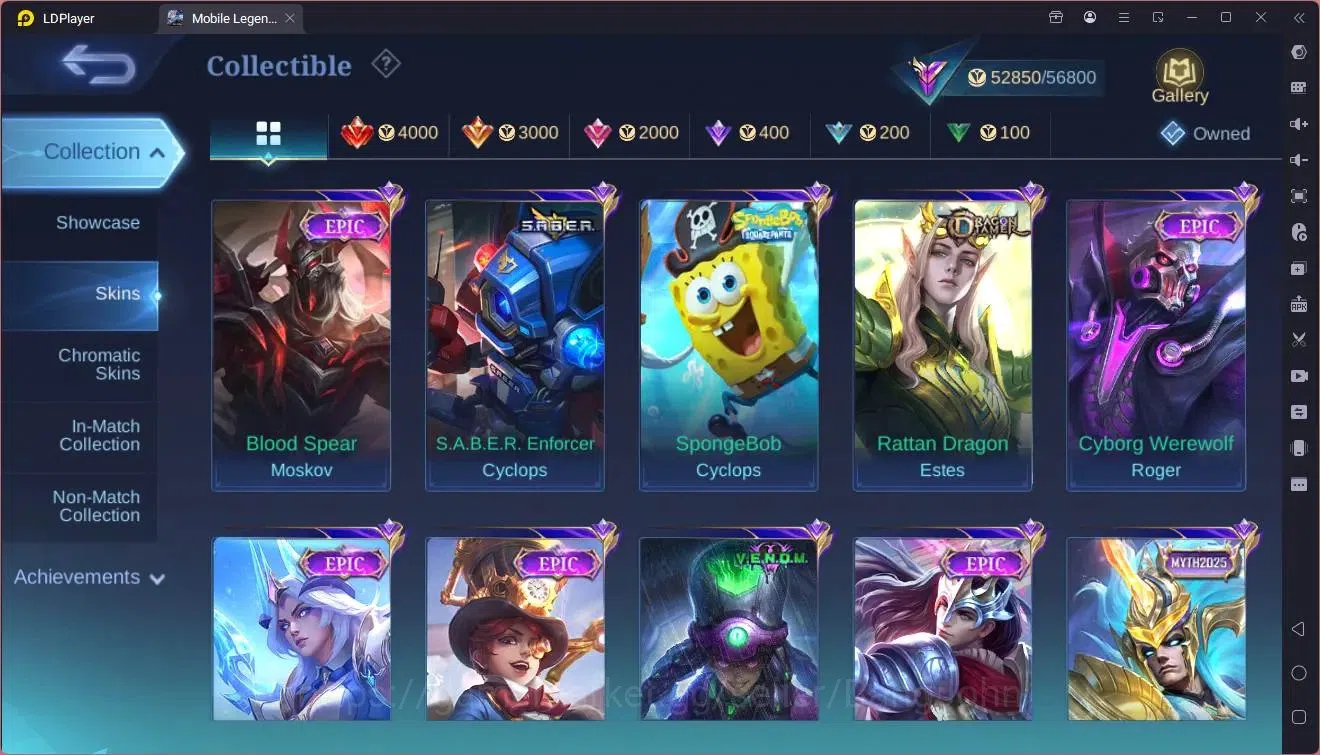 Mobile Legends: Bang Bang Accounts Global|Hero 102|Skin 249|Renowned|CC Natalia|Spong image 10