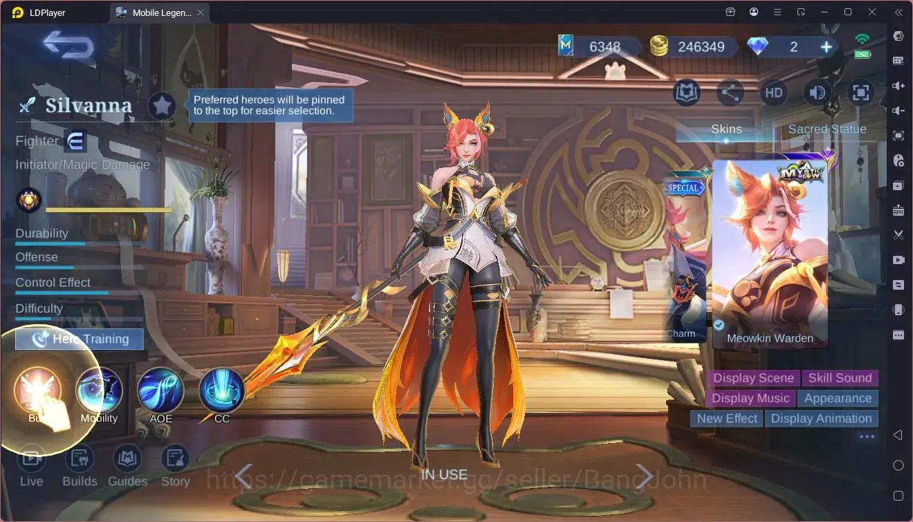 Mobile Legends: Bang Bang Accounts Global|Hero 102|Skin 249|Renowned|CC Natalia|Spong image 20