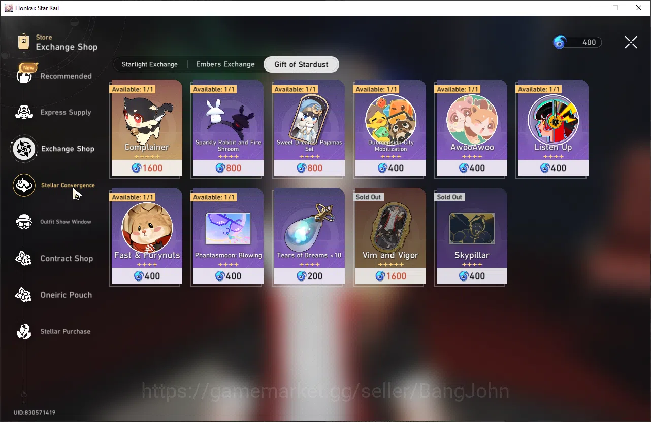 Honkai Star Rail Accounts ASIA | TL 70 | 14 Limit | Mydei E2S1 | Sparkle E1S image 15
