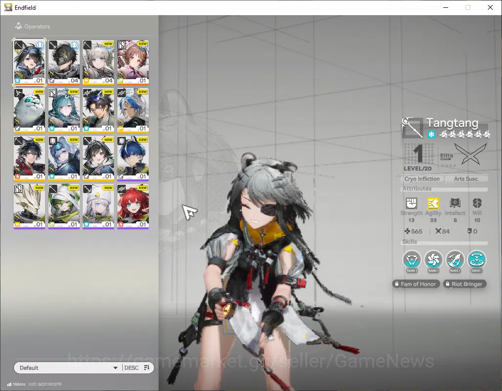 Arknights: Endfield Accounts NA/EU|Lv2|Fresh Starter|SSR2(1Limit)(8 SR Characte image 13