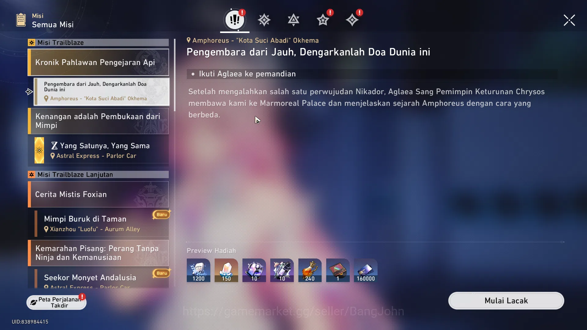 Honkai Star Rail Accounts ASIA TL62 | 4 Limit + Sign | Saber/Archer Sign | S image 11