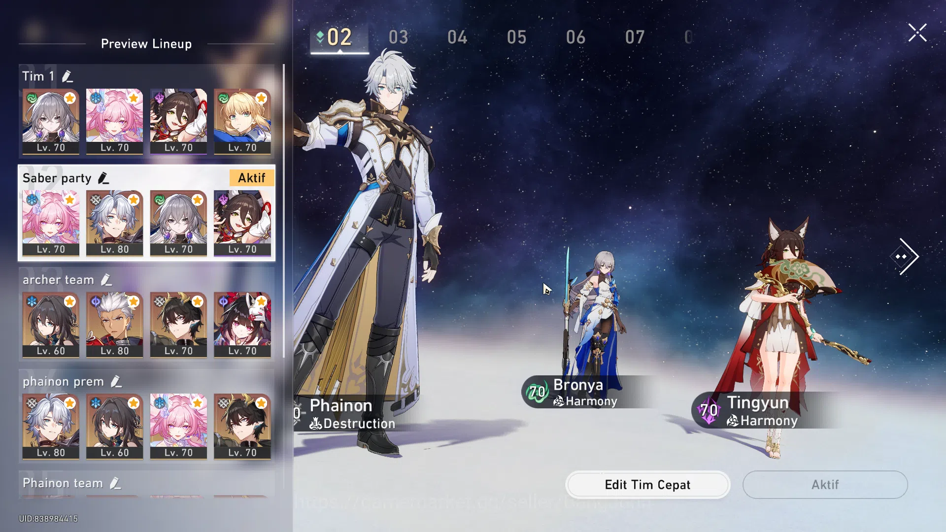 Honkai Star Rail Accounts ASIA TL62 | 4 Limit + Sign | Saber/Archer Sign | S image 12