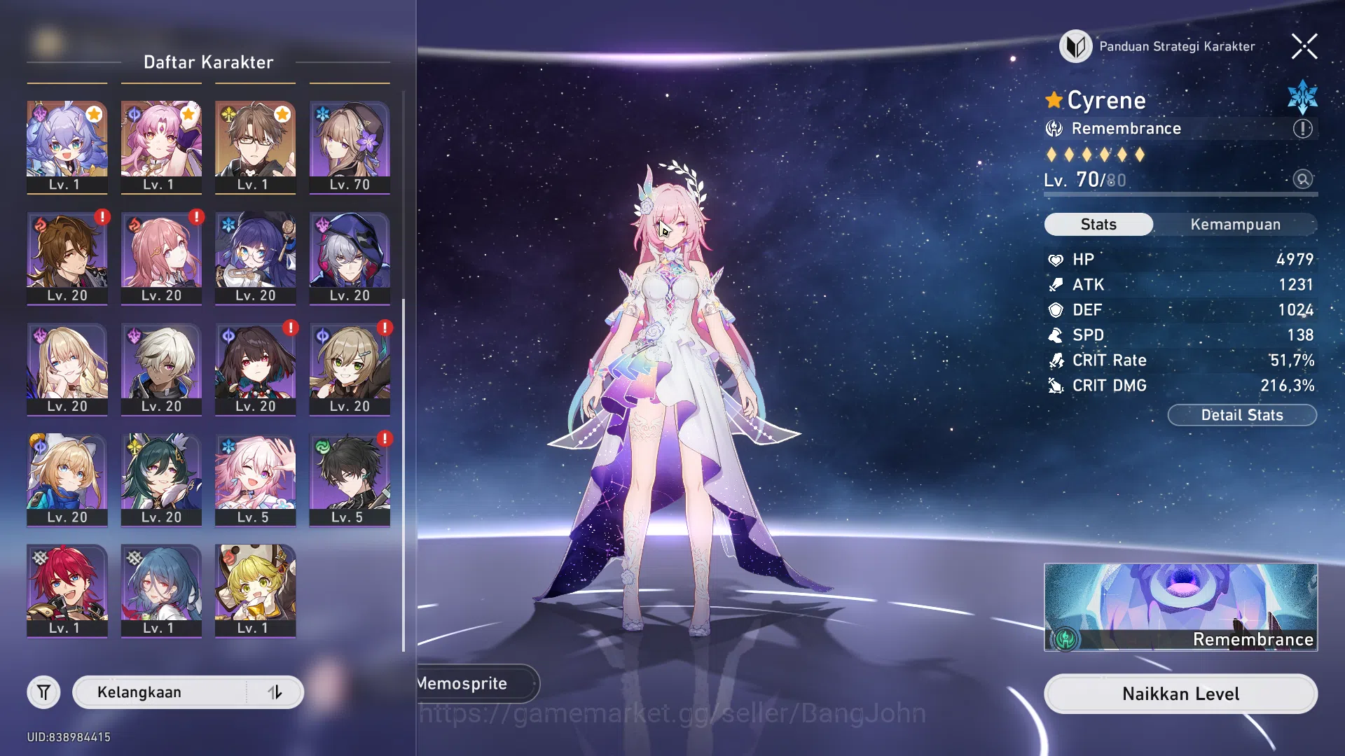 Honkai Star Rail Accounts ASIA TL62 | 4 Limit + Sign | Saber/Archer Sign | S image 3