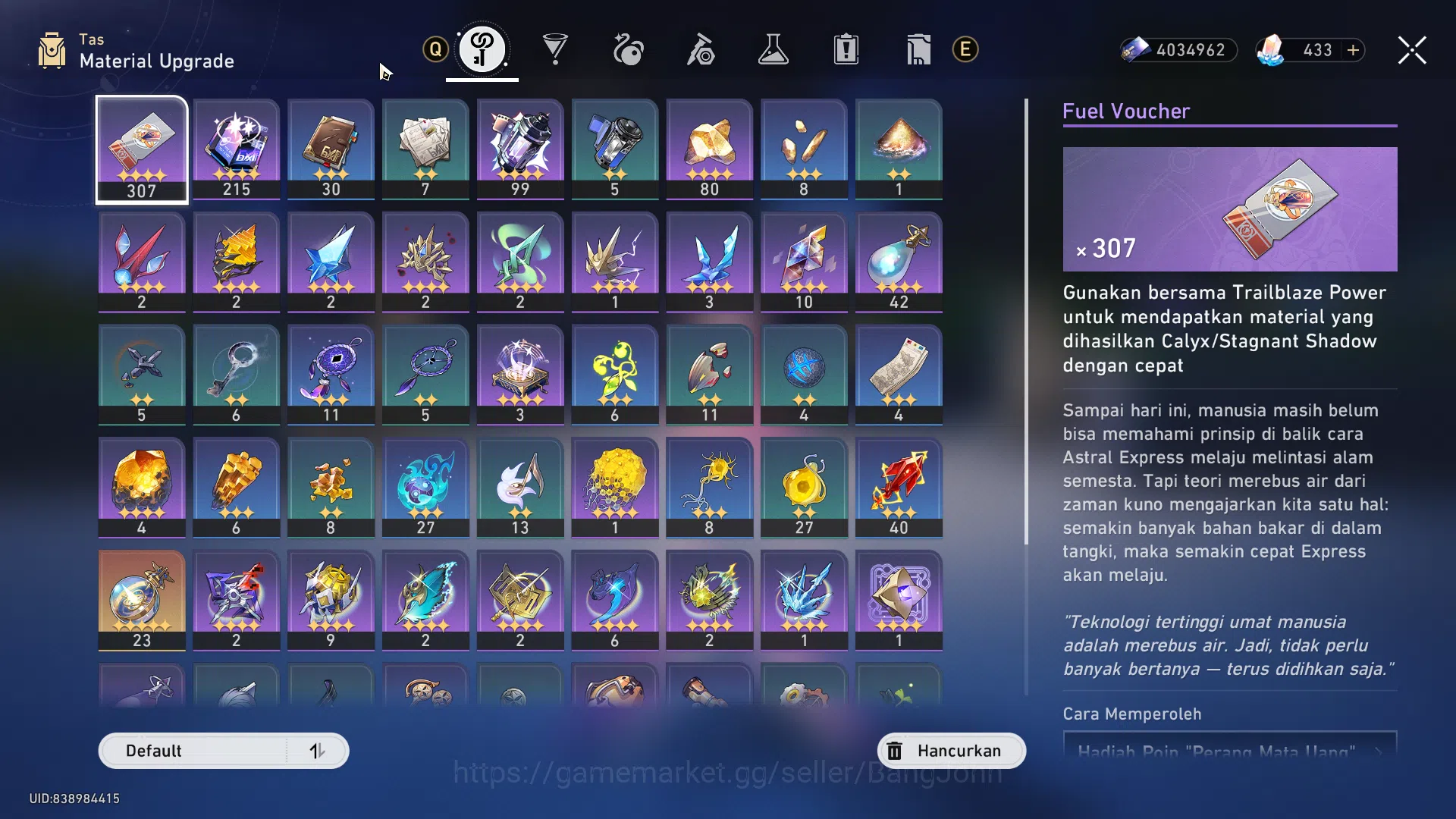 Honkai Star Rail Accounts ASIA TL62 | 4 Limit + Sign | Saber/Archer Sign | S image 4