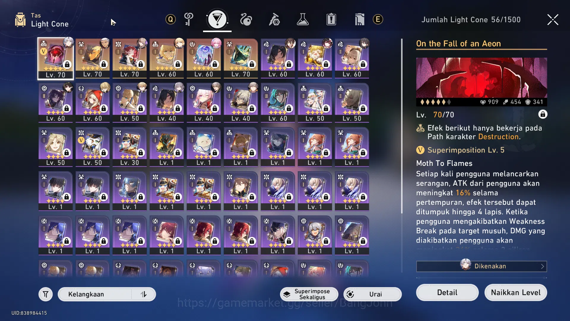 Honkai Star Rail Accounts ASIA TL62 | 4 Limit + Sign | Saber/Archer Sign | S image 5