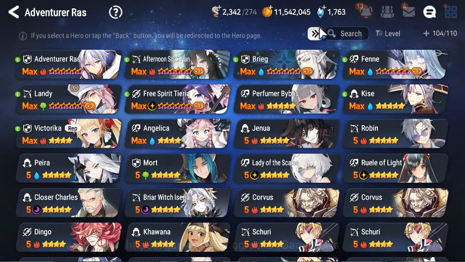 Epic Seven Accounts GBL Unverif|New Era|8 ML(BHwayoung,MKawerik,SOT Sn image 7