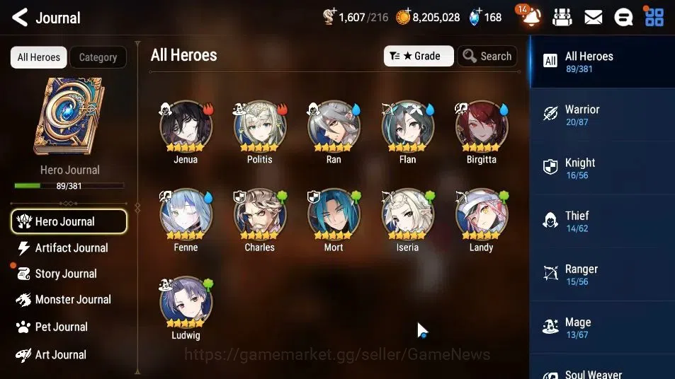 Epic Seven Accounts GLOBAL UnVerif|New Era|1 ML ( Straze )+Landy,Ran,I image 7