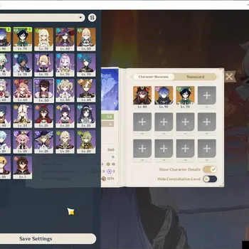 Genshin Impact Mid Game ASIA|AR 54|3 Limited + 4 (*5Wep)|(Flins,HutaoC1)+S image 1