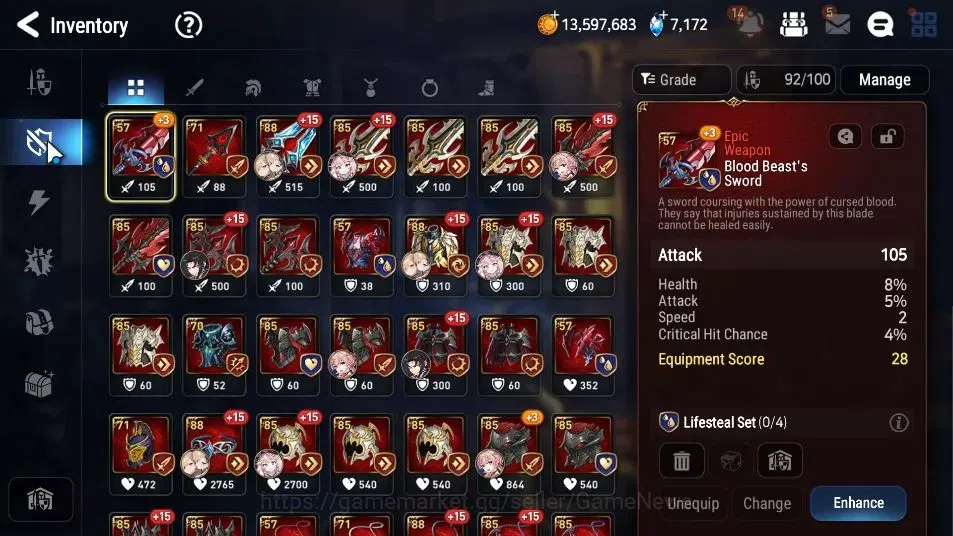 Epic Seven Accounts GLOBAL Unverif|New Era|3 ML(Rhianna&Luciella,LC Be image 9