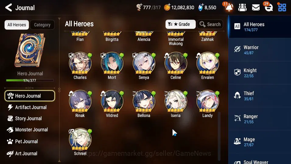 Epic Seven Accounts GLOBAL Unverif|New Era|14 ML(LOTScales,Belian,DB S image 18