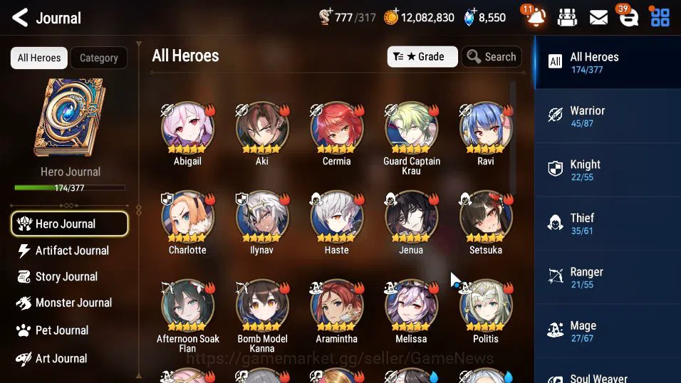 Epic Seven Accounts GLOBAL Unverif|New Era|14 ML(LOTScales,Belian,DB S image 20