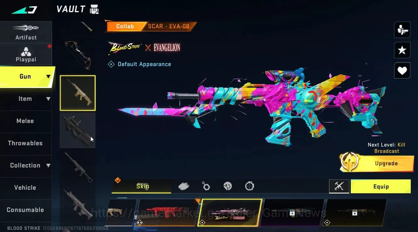 Blood Strike Accounts ASIA|ETERNAL DEagle-Scorpius|Collab EVA [SCAR-EVA0 image 15