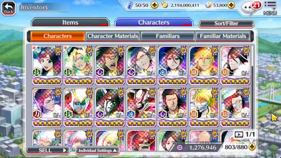 Bleach: Brave Souls Accounts [Global] 53K Orbs|Gisele,Candice TYBW26,Rukia,Ichi image 13