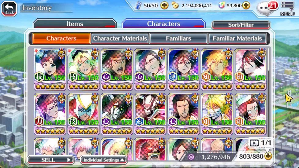 Bleach: Brave Souls Accounts [Global] 53K Orbs|Gisele,Candice TYBW26,Rukia,Ichi image 14