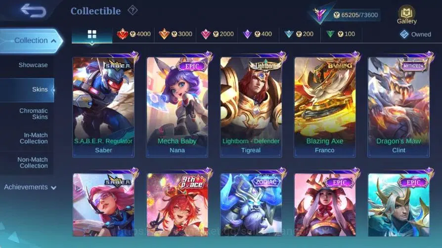 Mobile Legends: Bang Bang Accounts Global|Skin 258|Renowned|Collector Natalia+Pharsa| image 11