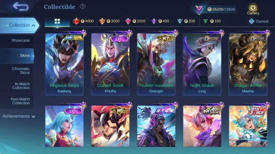 Mobile Legends: Bang Bang Accounts Global|Skin 258|Renowned|Collector Natalia+Pharsa| image 6