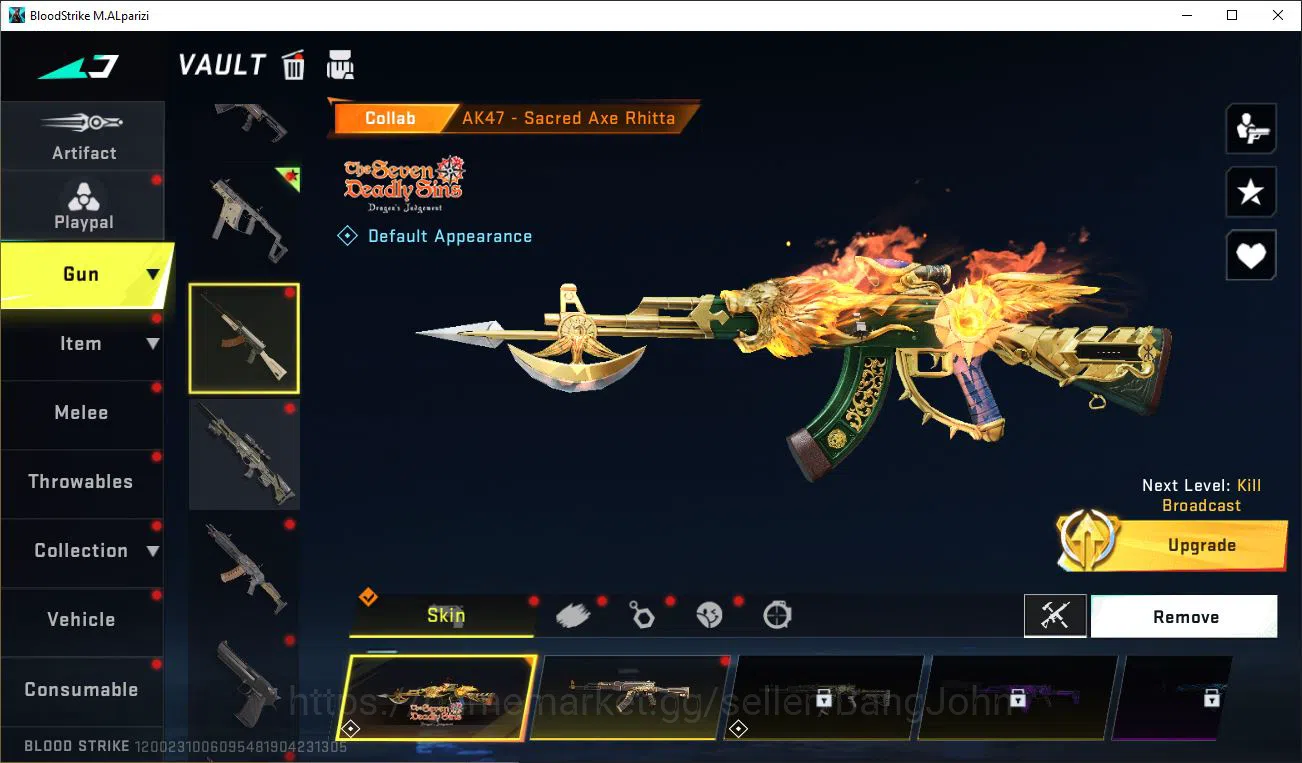 Blood Strike Accounts ASIA|COLLAB=AK47,KAR98KQBZ85|LIMITED=URB-EVOLVED|U image 11