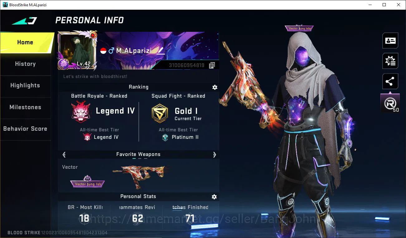 Blood Strike Accounts ASIA|COLLAB=AK47,KAR98KQBZ85|LIMITED=URB-EVOLVED|U image 15