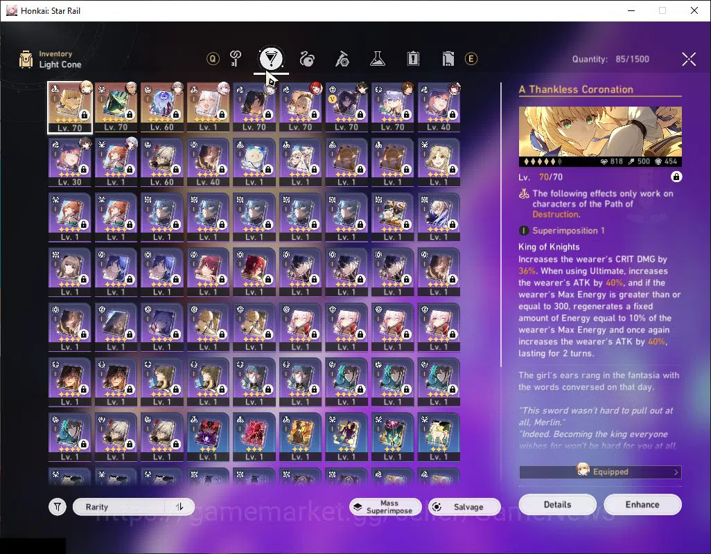 Honkai Star Rail Accounts Mid Game Asia|TL 59|8 Limited|Saber+Sign,Sunday E1,B3,Sparkle,Dante,Ruan Mei,Etc|Mc 5