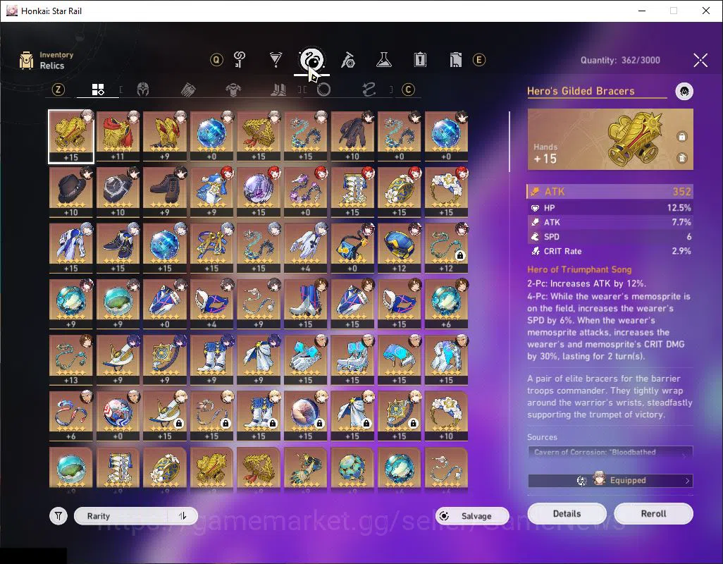 Honkai Star Rail Accounts Mid Game Asia|TL 59|8 Limited|Saber+Sign,Sunday E1,B3,Sparkle,Dante,Ruan Mei,Etc|Mc 7
