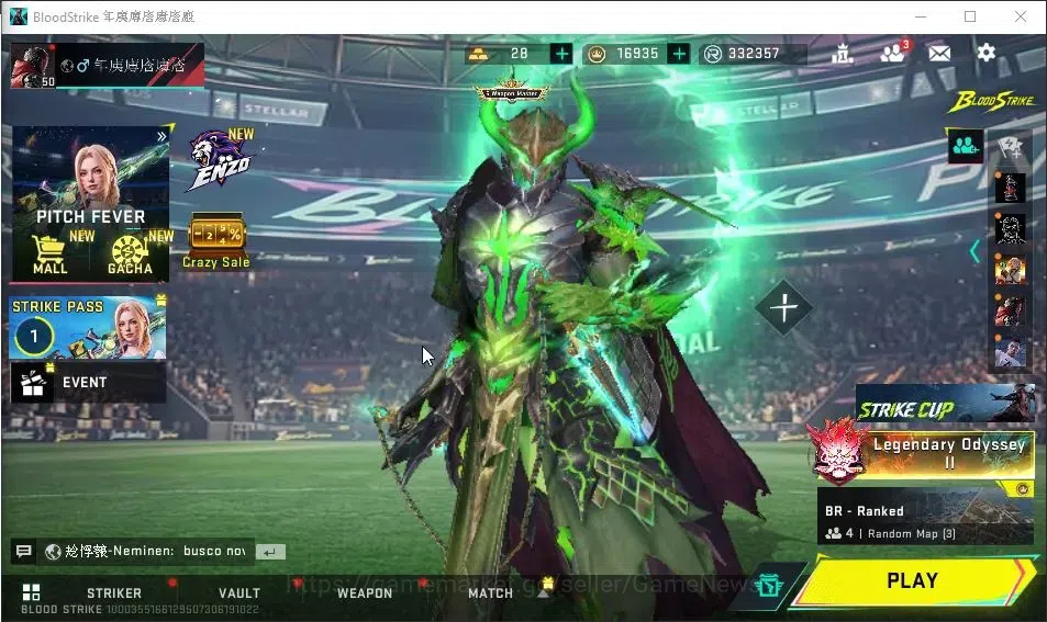 Blood Strike Accounts AMERICA|EVO AK47-Hellride Lv3|16 ETERNAL|6 Collab image 1