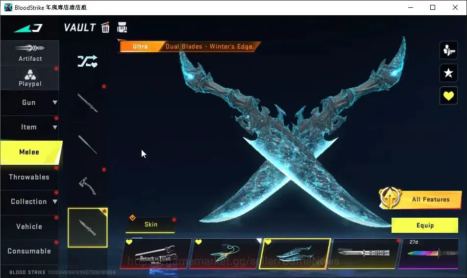 Blood Strike Accounts AMERICA|EVO AK47-Hellride Lv3|16 ETERNAL|6 Collab image 11