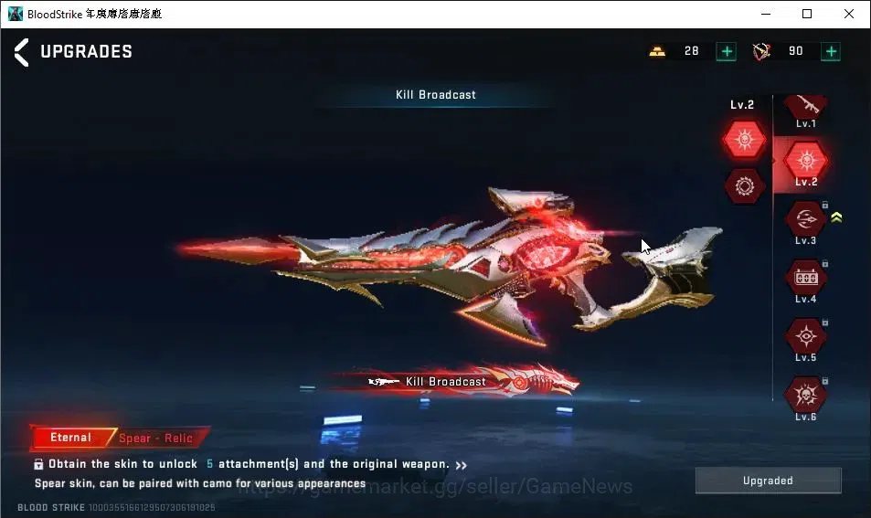 Blood Strike Accounts AMERICA|EVO AK47-Hellride Lv3|16 ETERNAL|6 Collab image 13