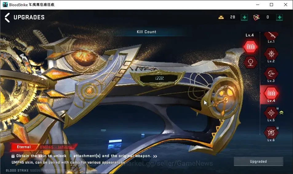 Blood Strike Accounts AMERICA|EVO AK47-Hellride Lv3|16 ETERNAL|6 Collab image 15