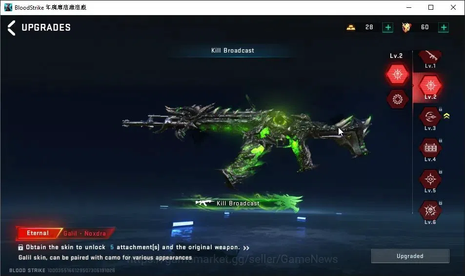 Blood Strike Accounts AMERICA|EVO AK47-Hellride Lv3|16 ETERNAL|6 Collab image 17