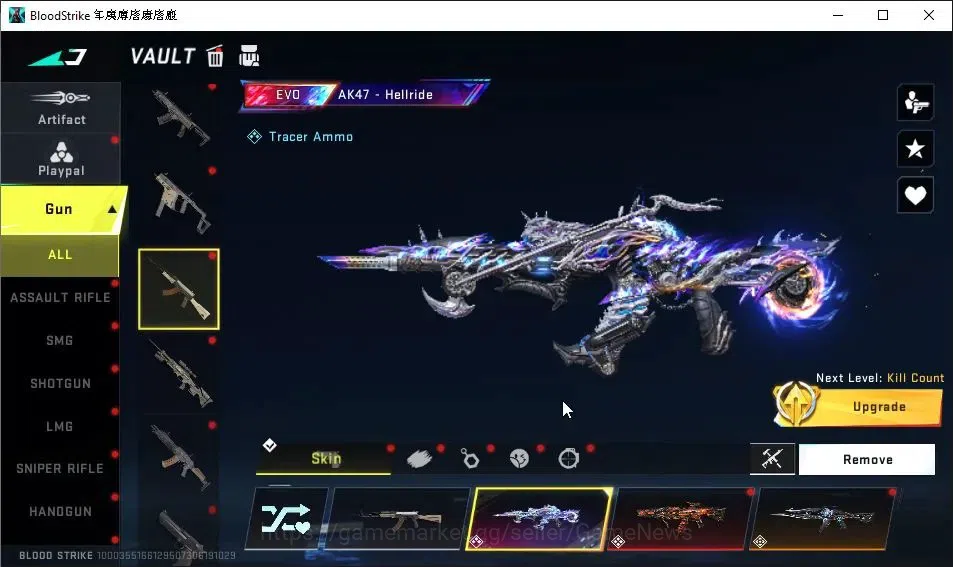 Blood Strike Accounts AMERICA|EVO AK47-Hellride Lv3|16 ETERNAL|6 Collab image 3