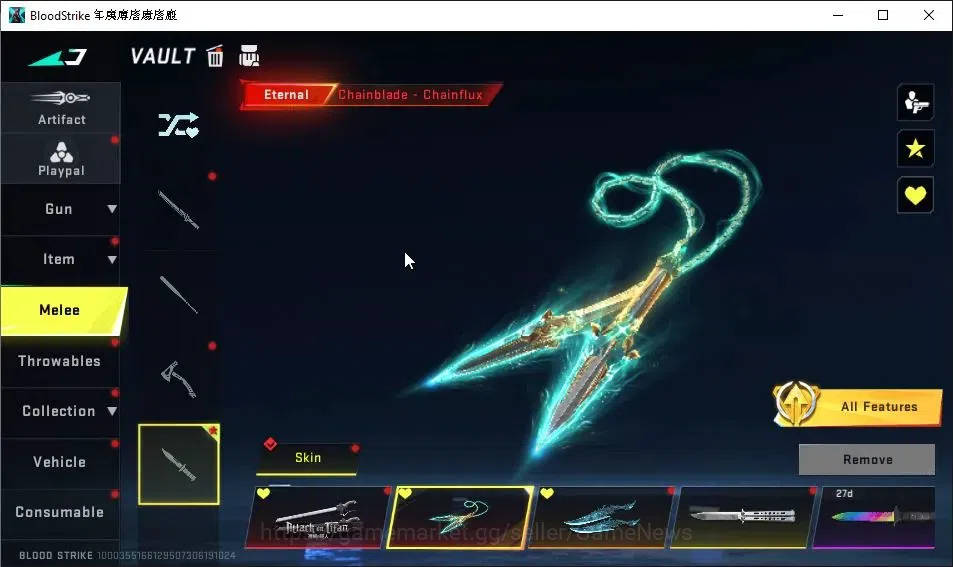 Blood Strike Accounts AMERICA|EVO AK47-Hellride Lv3|16 ETERNAL|6 Collab image 9